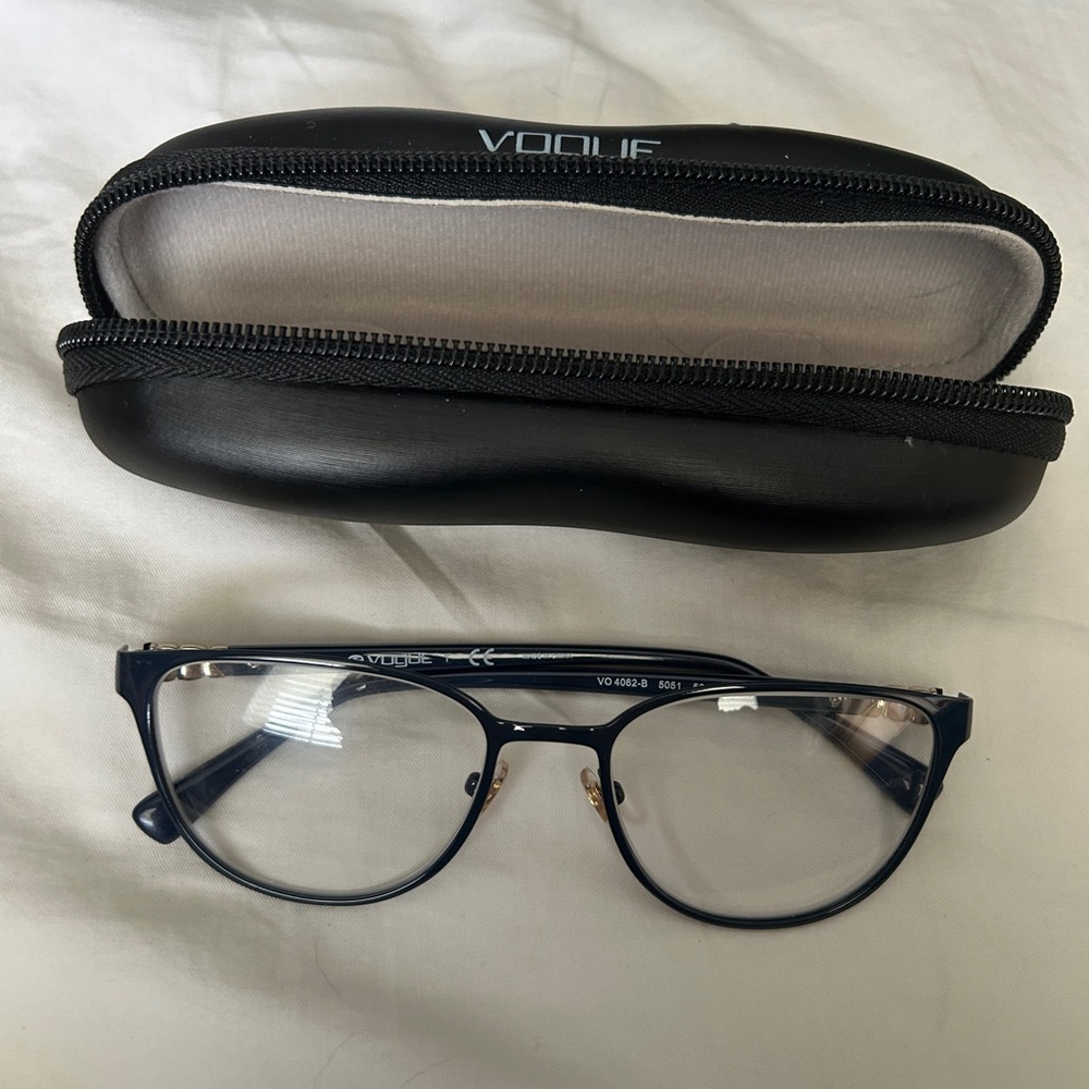 Vogue Dark blue cat eye eyeglasses frames